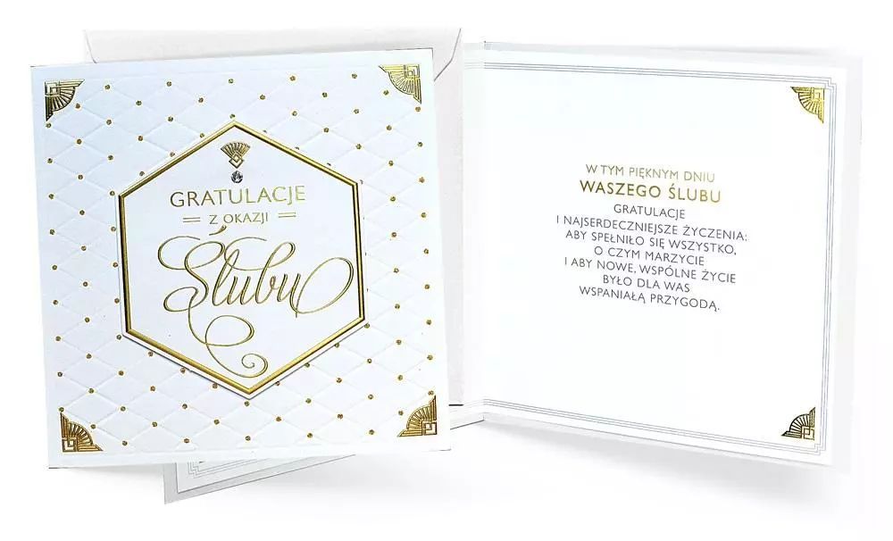 Karnet Primus Ślub. Kukartka. Nowy Produkt