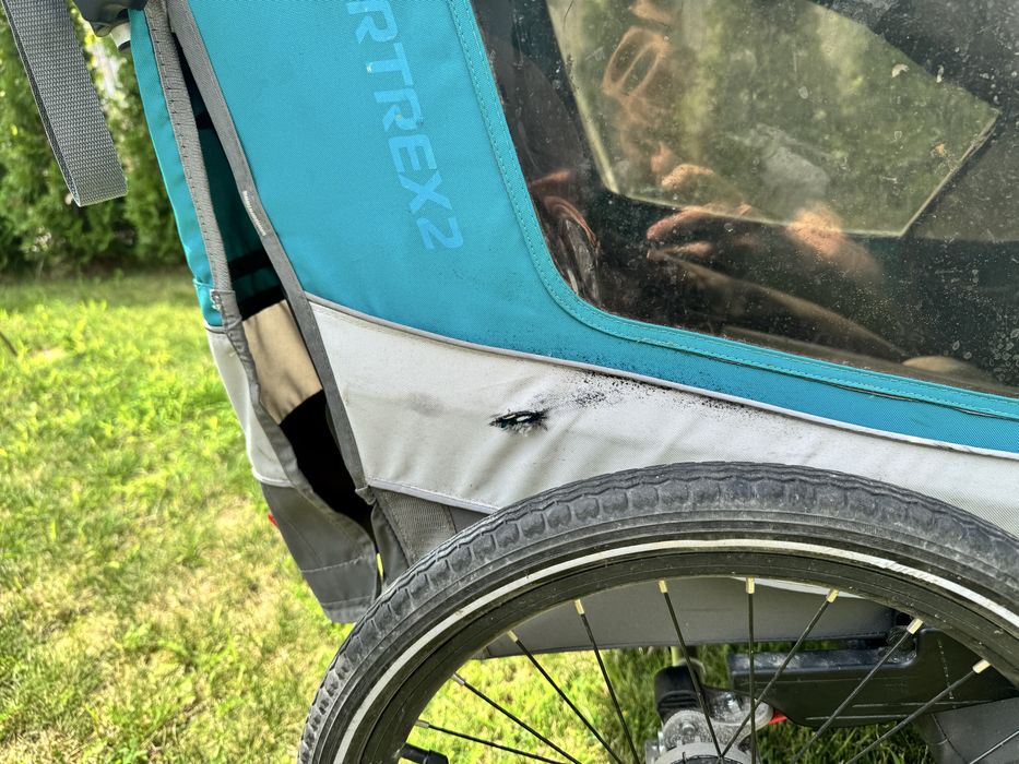 Przyczepka rowerowa Qeridoo Sportrex 2 dwuosobowa