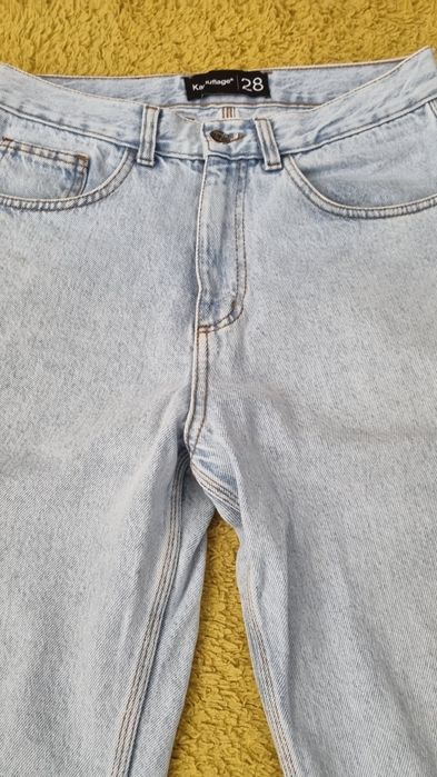 Szerokie spodnie męskie Kamuflage