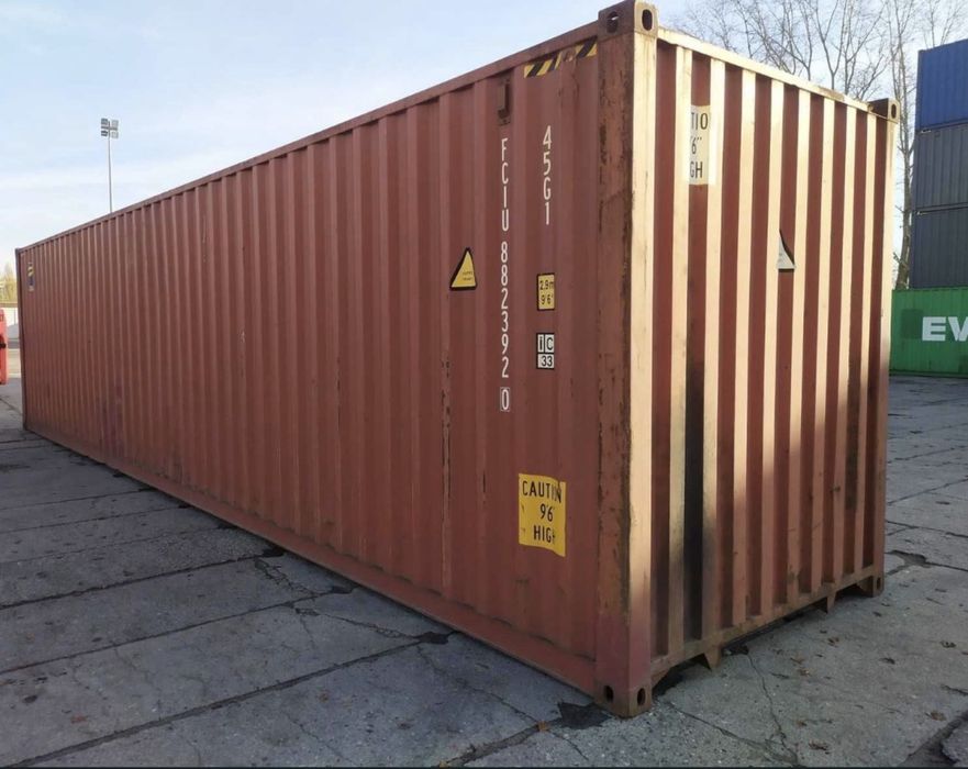 12m 40HC z logistyką – suchy kontener morski