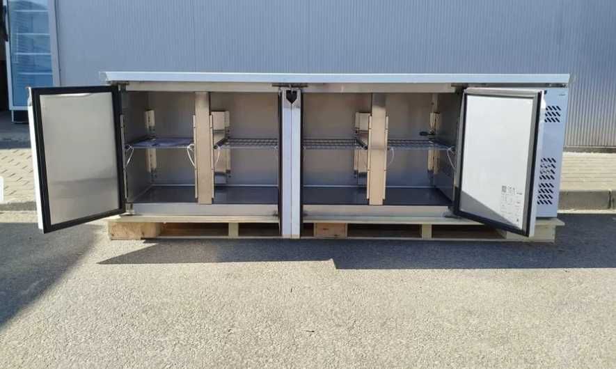 Bancada Refrigerada 4 Portas em INOX - NOVA
