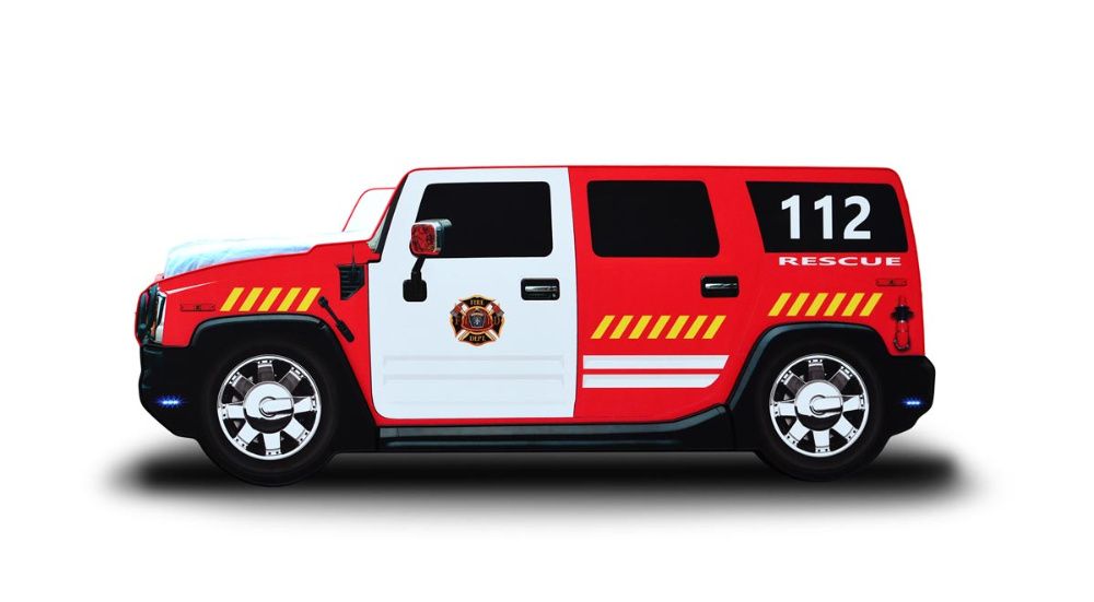 Безкоштовна доставка ліжко машина Джип бiла. (Кровать машина Hummer)
