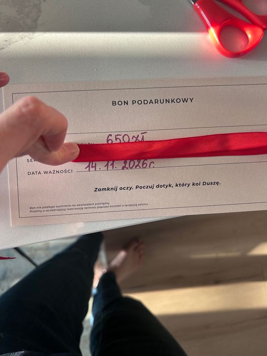 Bon podarunkowy masaż tajski Amari