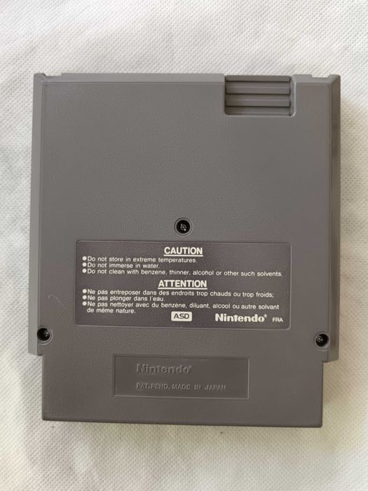 Gyromite [NES, 1985] Solto com capa da Nintendo – Autêntico – Francês