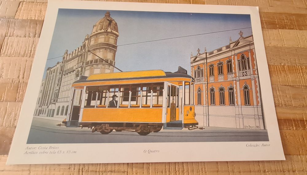 Vendo gravuras da cidade de Coimbra.