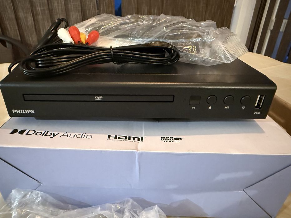 DVD плеєр Philips TAEP200/12 настільний компактний. Новий!