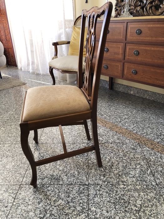 4 Cadeiras Cerejeira modelo século XIX