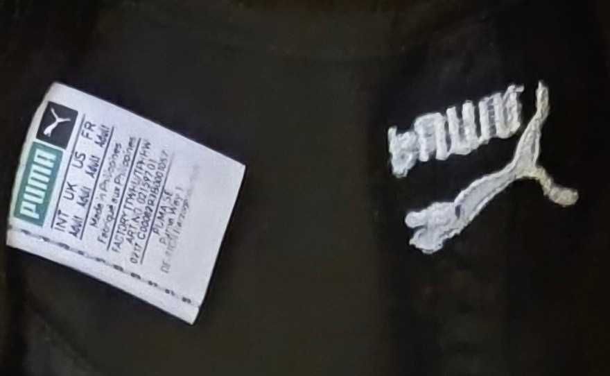 Czapka z daszkiem Puma czarna bawełna haft