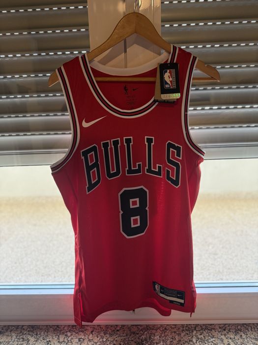Camisola Chicago Bulls Icon Edition Zach LaVine University Red