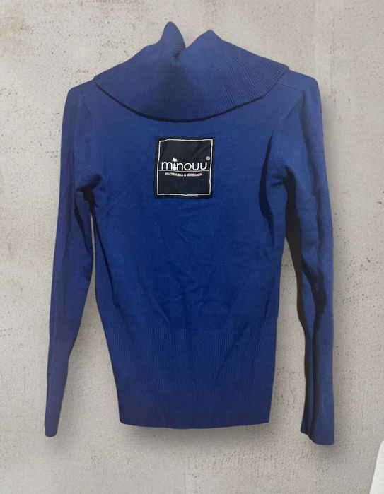 Sweter z nieprzywierającym golfem Golf Golfik Sweterek  M od Minouu