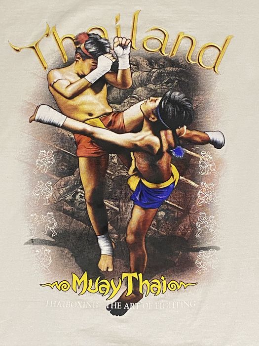 Футболка Muay Thai , Оригинал, винтаж 90- х
