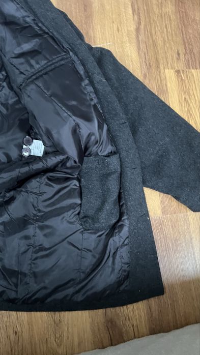 Lekko ocieplany płaszcz xxl męski