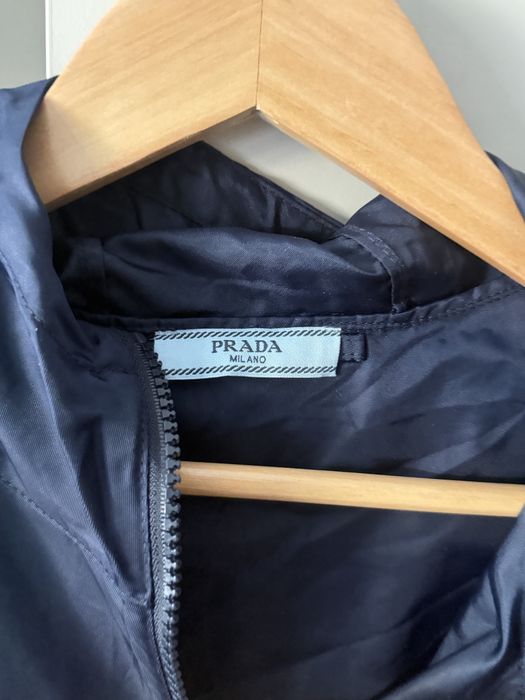 Prada дождевик  синий