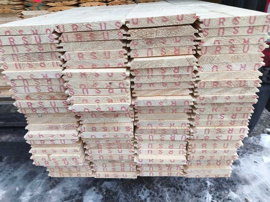 Drewno konstrukcyjne, Deski elewacyjne swierk skandynawski, Boazeria