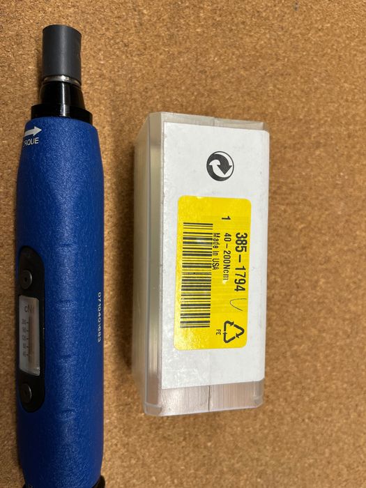 Chave dinamométrica ajustável 0.4 → 2.0Nm, tamanho 1/4