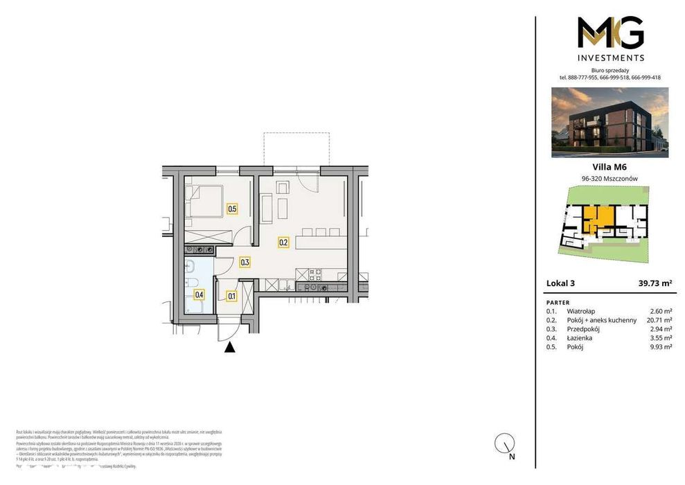 Villa M6 - kameralny bezczynszowy apartamentowiec w sercu miasta!
