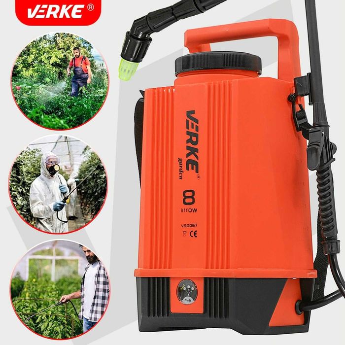 Opryskiwacz Akumulatorowy Spryskiwacz Ciśnieniowy 8L VERKE GARDEN