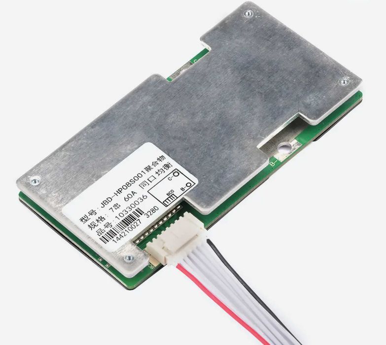 BMS-контролер 7S 3,7V (25,9V) 60 A з балансом (JBD)