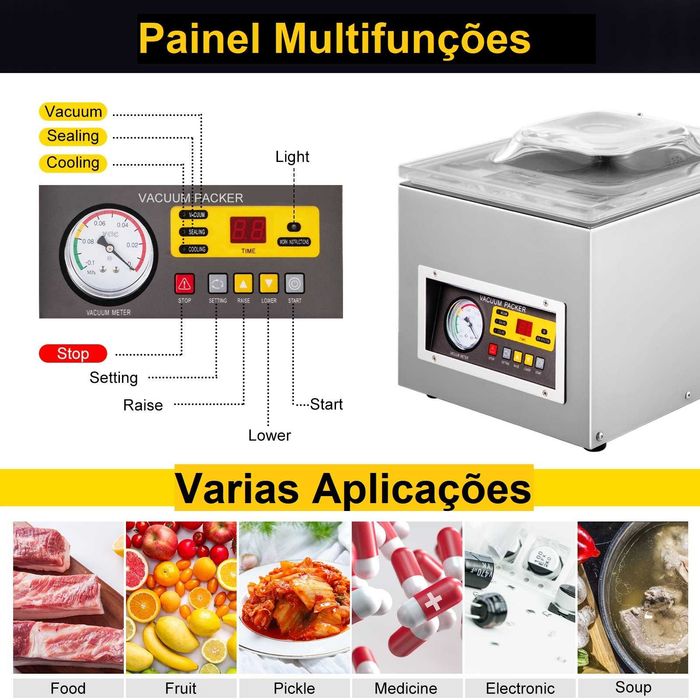 Máquinas Selar a Vácuo NOVAS