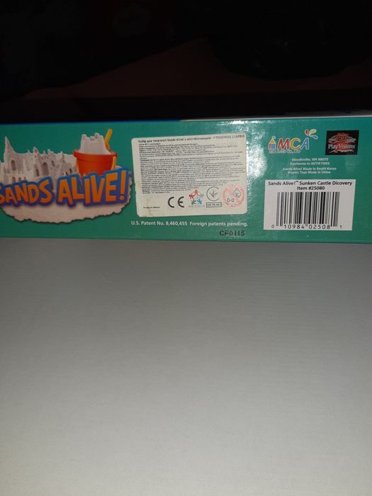 Кинетический песок мини песочница sands alive