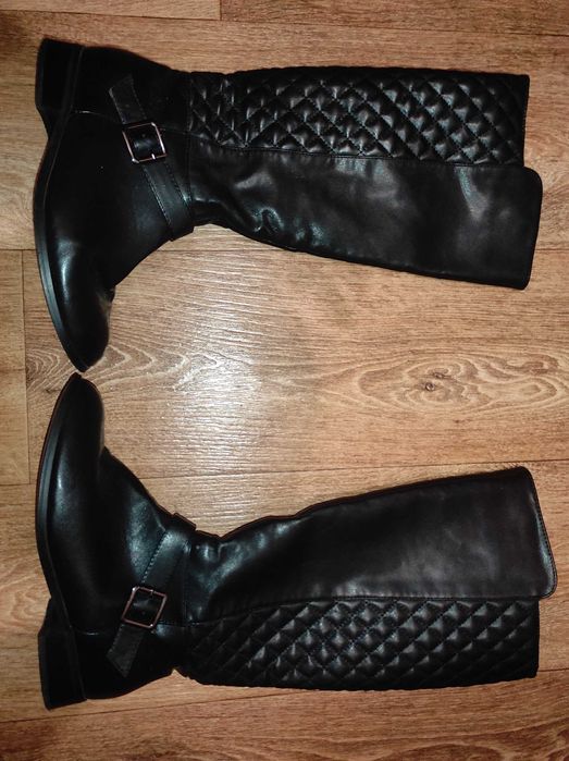 Женские сапоги кожа осень/весна размер 37.5