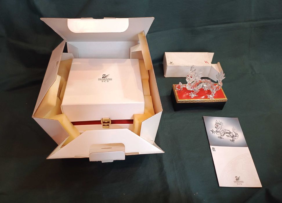 Edição Limitada Dragão Cristal Swarovski 1997