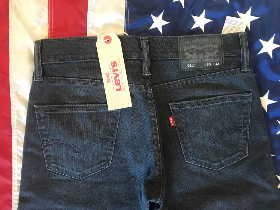 Джинсы Levis (USA)  темно-серый р.30/32