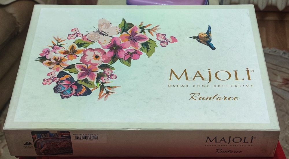 Натуральний комплект постільної білизни евро з бавовни Туреччина