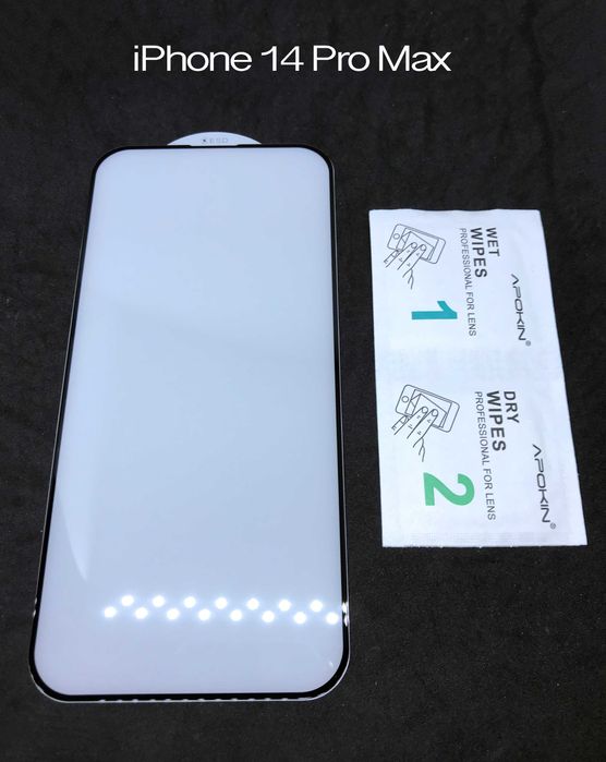 Película de vidro cobertura total iPhone 14/14 Plus/14 Pro/14 Pro Max