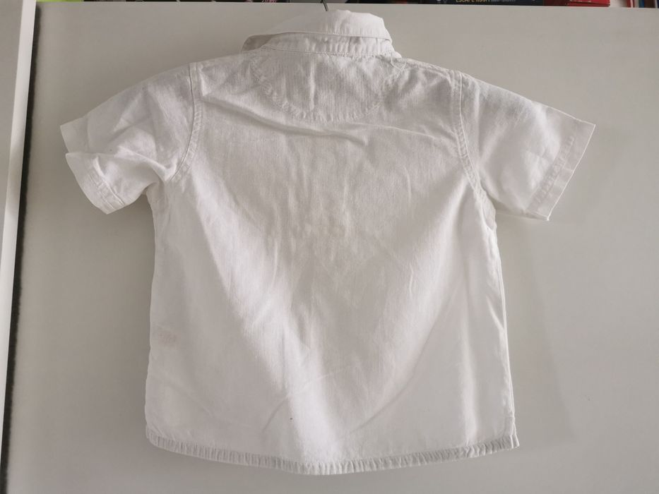 Biała lniana koszula George - rozm. 92