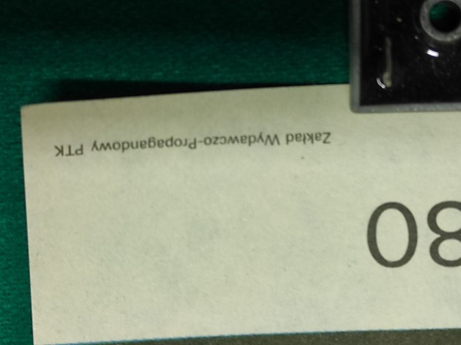 Plakat z PRL-U 1980r