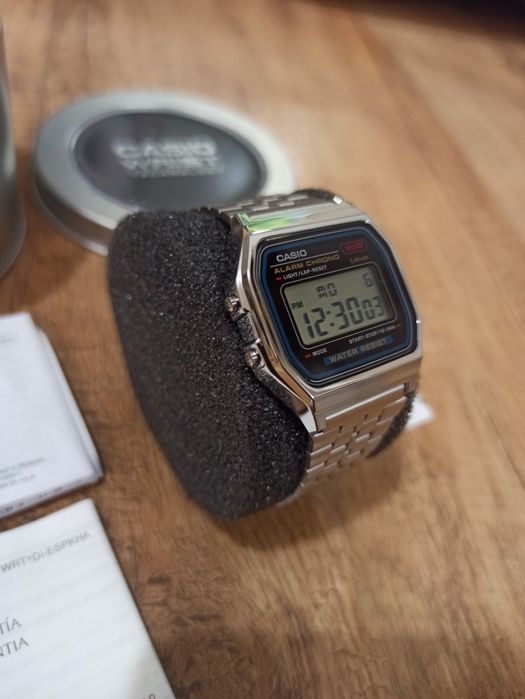 Часы Casio A159W ОРИГИНАЛ! Винтаж Ретро Касио Годинник Касіо Новое
