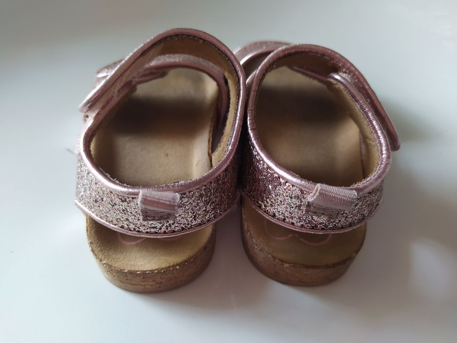 Sandálias brilhantes Rosa HM