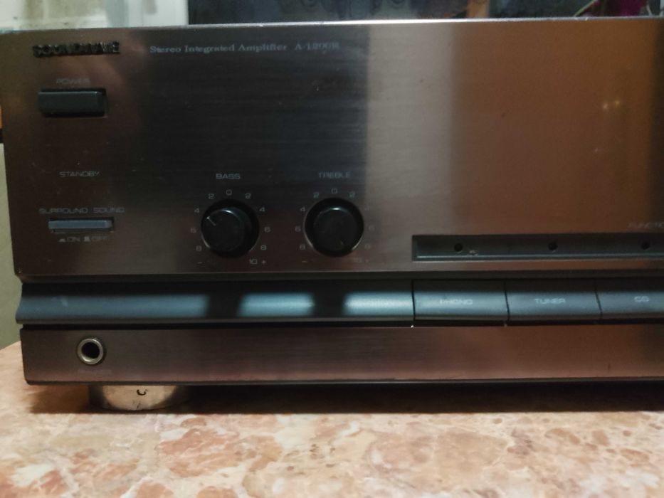 Wzmacniacz zintegrowany Soundwave A-1200. Stan dobry sprawny.