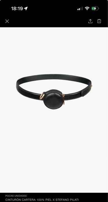 Пояс Zara & Stefano Pilati кожа premium