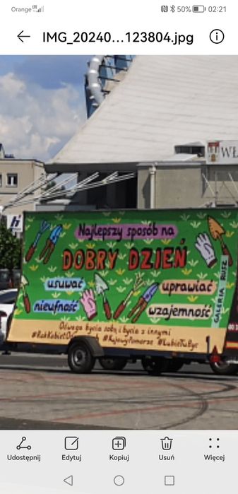 Reklama mobilna Przyczepa reklamowa wynajem kampanie