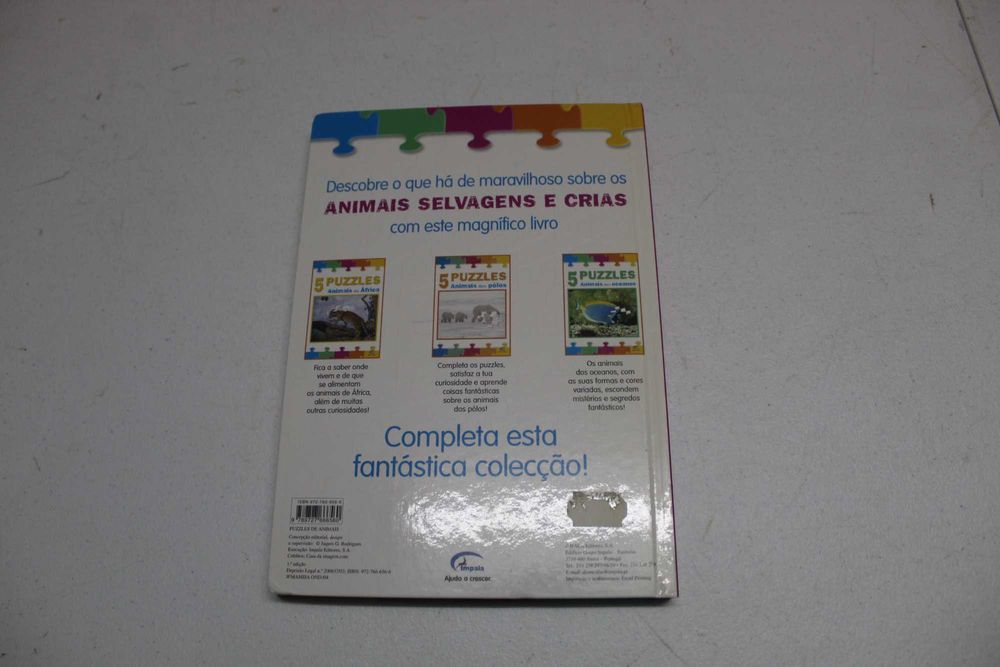 Animais Selvagens e Crias - 5 Puzzles