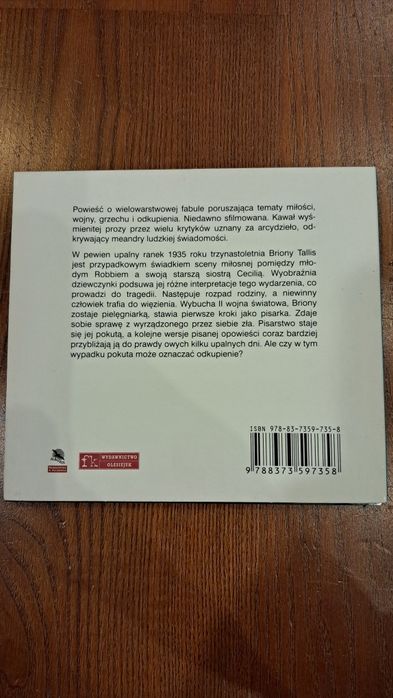 "Pokuta" Ian McEwan Audiobook UŻYWANY