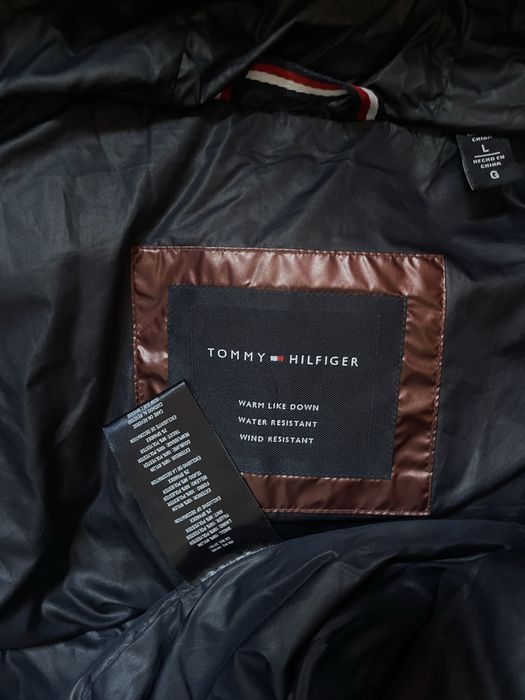 -40% XL 50 52 Tommy Hilfiger пуховик парка куртка червона красная л