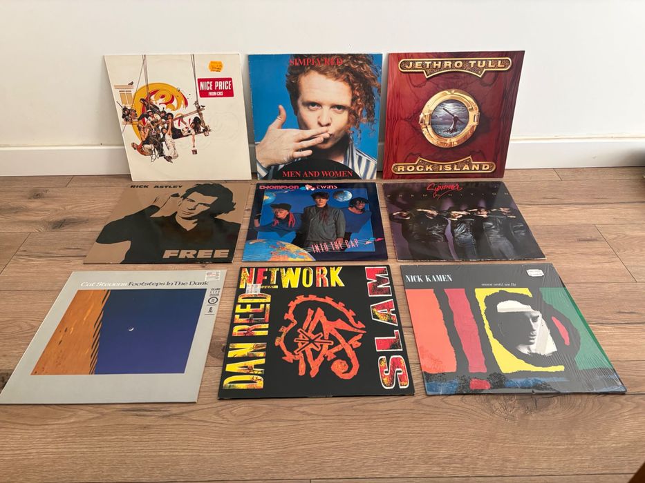 Kolekcja 40 płyt LP.
