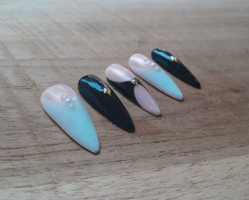 Tipsy Press On handmade