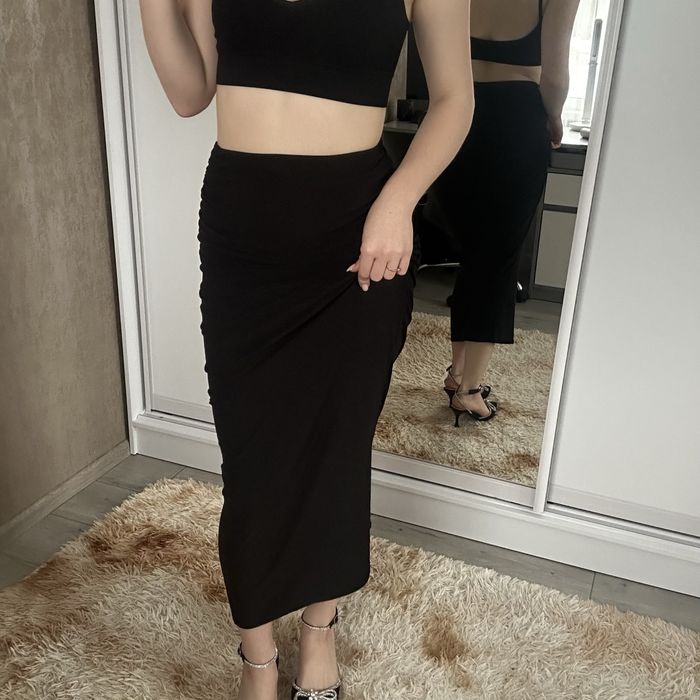 Максі спідниця приталена, PLT