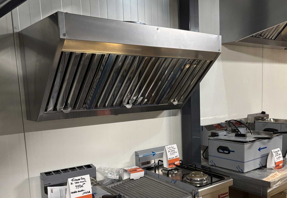 Hotte Profissional Compacta em Aço Inoxidável