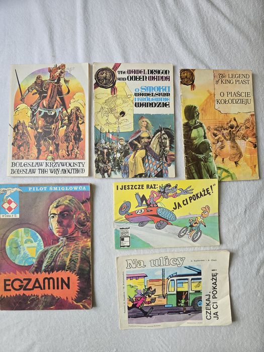 Legendy polskie. Pilot śmigłowca. Komiks PRL.