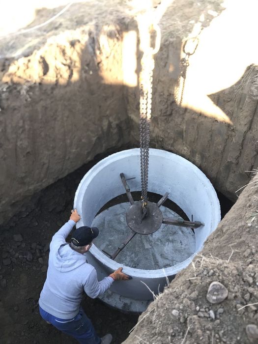 Септик, автономна каналізація, кільця