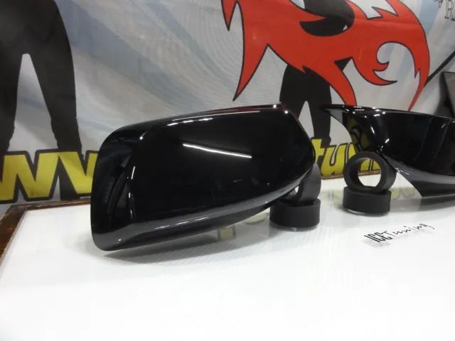 Capas, carcaça de espelhos M4 look em preto brilhante BMW Serie 5 E60, E61, Serie 6 E63, E64