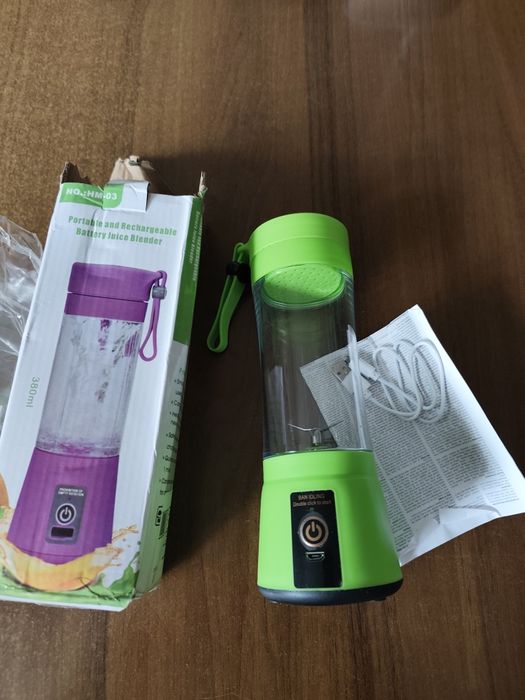 Blender kielichowy mikser do smoothe i nie tylko | Zielony | Nowy