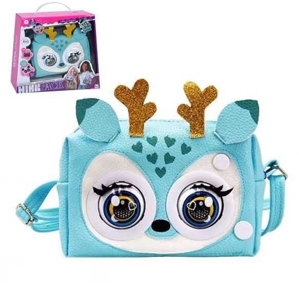 Інтерактивна сумочка кліпає, звуки, музика, реагує на дотик