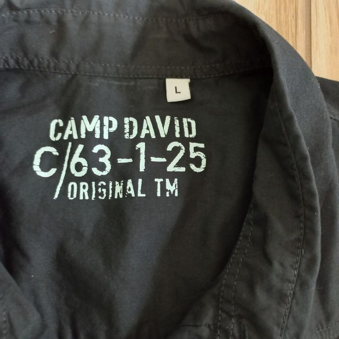 Camp David-czarna  koszulka 'L