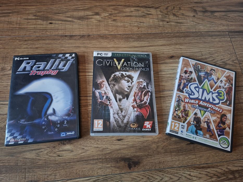 Zestaw gier PC retro gry